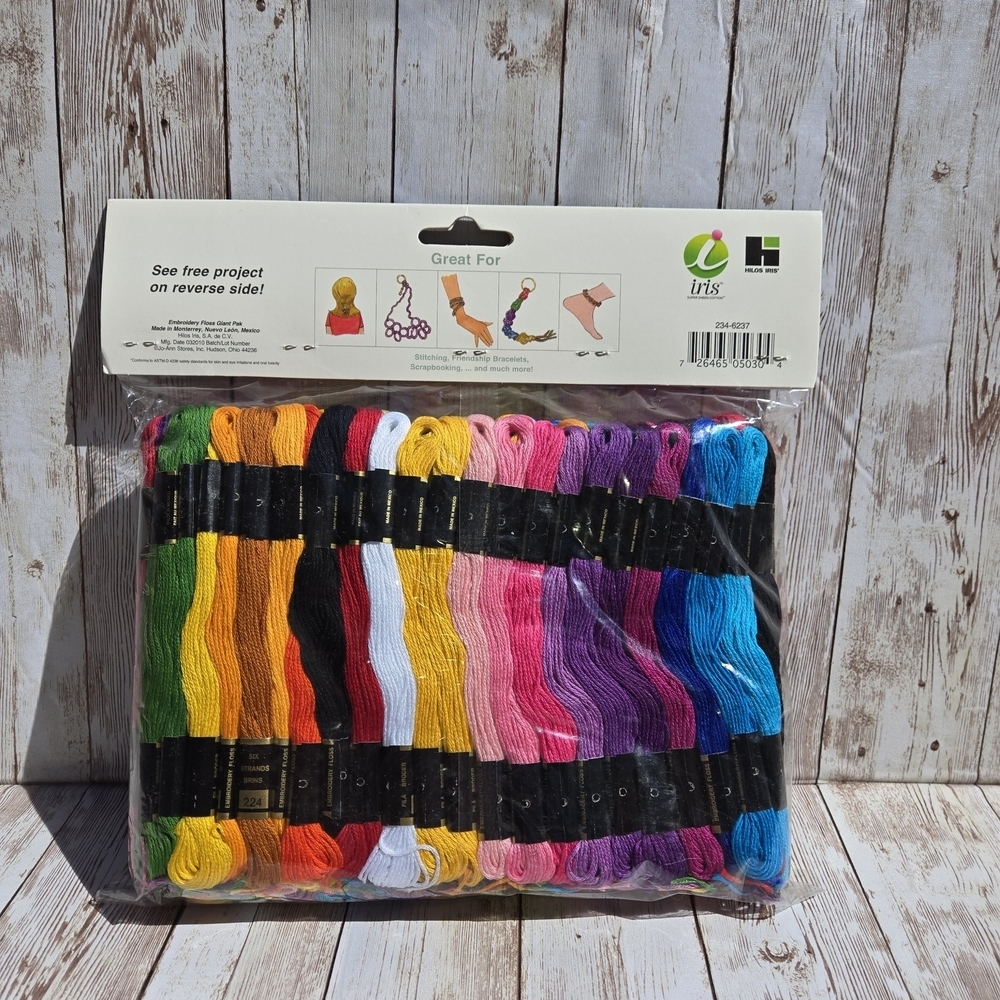 Iris Super Shine Cotton Embroidery Floss 150 Skeins NEW Sealed 8.75 yd Mercerize - Picture 2 of 8